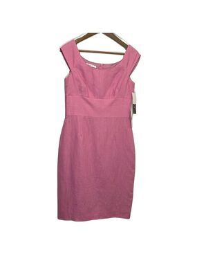SUITE 7 Pink Linen Dress Sz 6